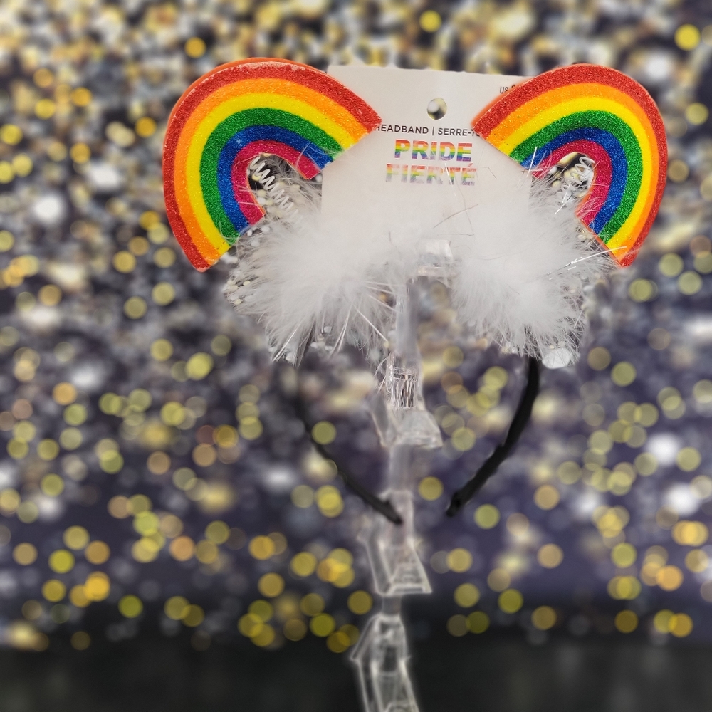 PRIDE rainbow headband